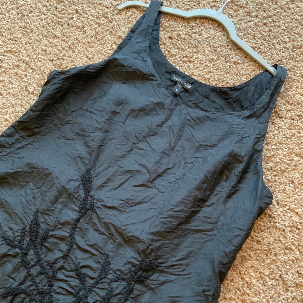 100% silk Eileen Fisher minidress